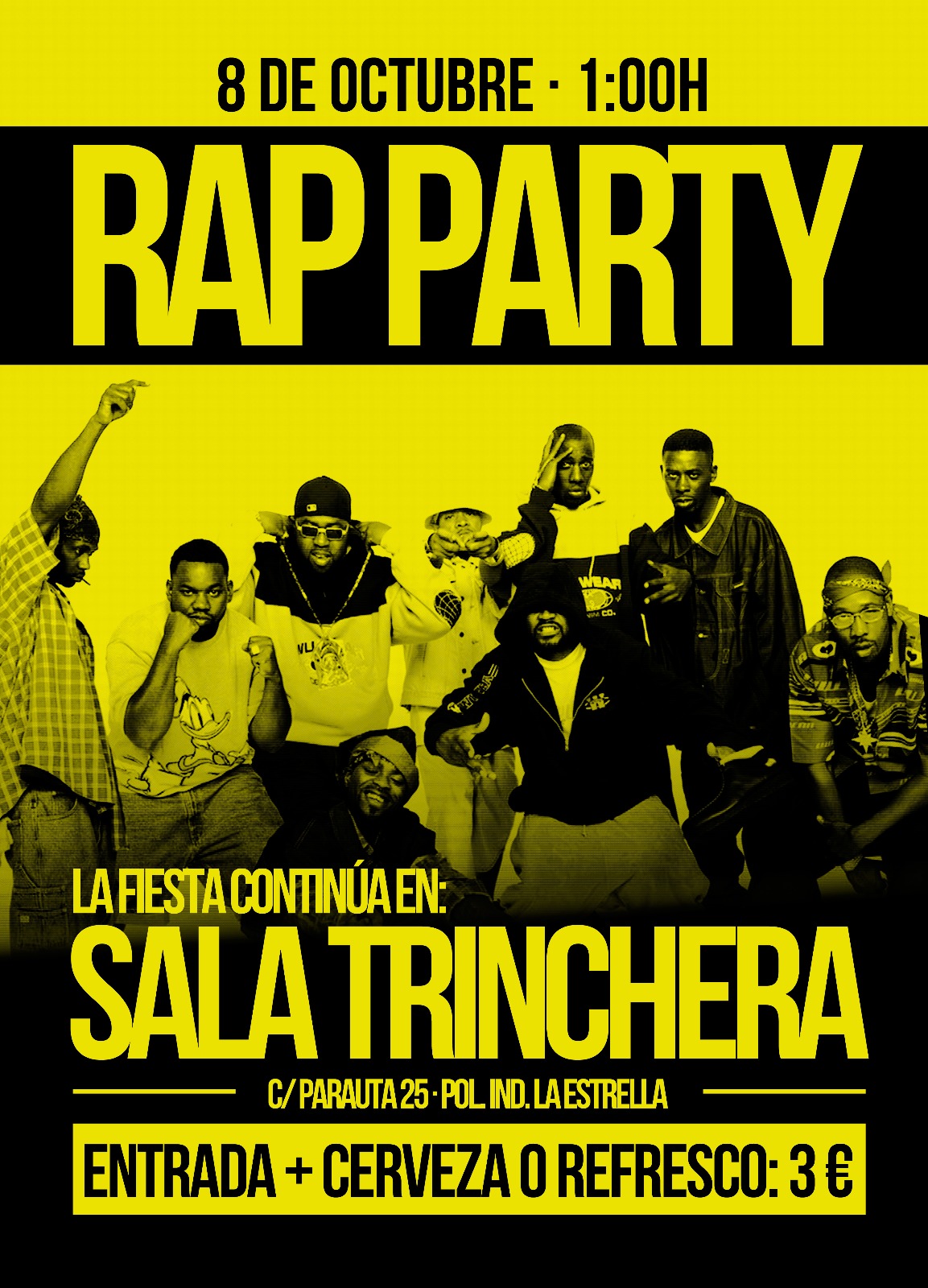 RAP PARTY La fiesta continúa - Sala TrincheraSala Trinchera
